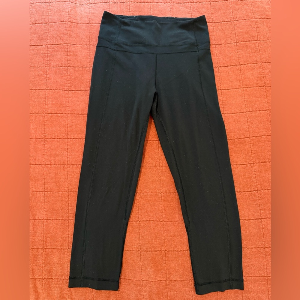 lululemon athletica Black Crop Leggings.